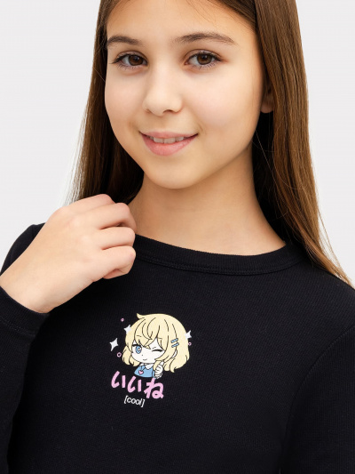 Джемпер Mark Formelle 127917/Ф22/ОБР26354П-1 черный_печать - фото 22