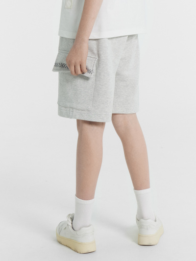 Шорты Mark Formelle 133348/24-26164П-7 серый_меланж_4306_А_печать_2_сл_на_ЛВ_клапане - фото 105