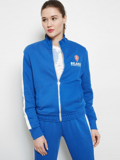 Толстовка Mark Formelle 362045/19-6489-7П-2 синий_4_сложность_печать_на_полочке_и_спинке,_лев_ - фото 20