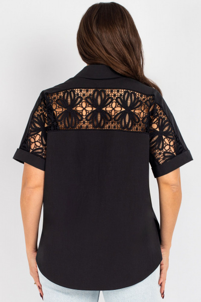 Блуза VIZAVI 724 черный - фото 5