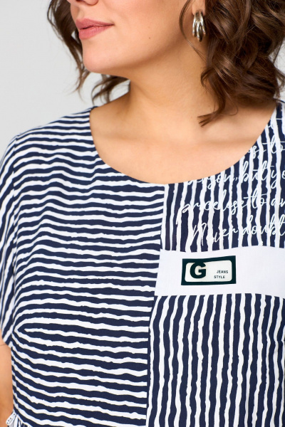 Платье Мишель стиль 1281-1 т.синий - фото 6