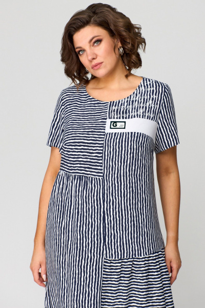 Платье Мишель стиль 1281-1 т.синий - фото 5