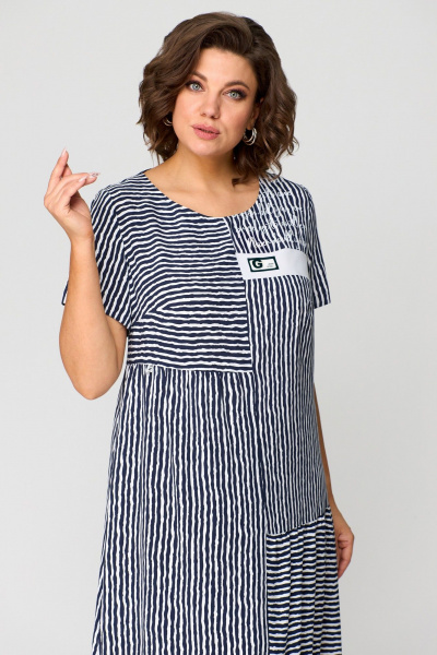 Платье Мишель стиль 1281-1 т.синий - фото 4