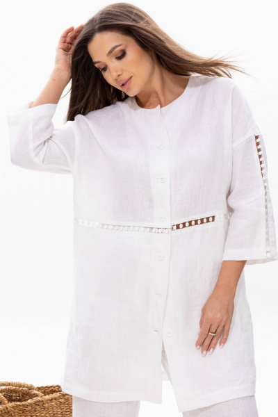 Брюки, туника Ma Сherie 3138 белый - фото 5