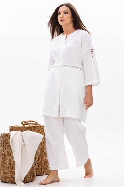 Брюки, туника Ma Сherie 3138 белый - фото 3