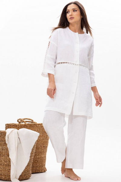 Брюки, туника Ma Сherie 3138 белый - фото 2