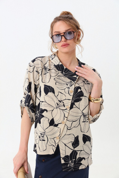 Жакет NikVa 902-8 лилии - фото 1