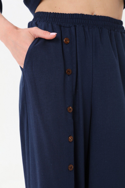 Брюки, жакет NikVa 981-1 индиго - фото 5