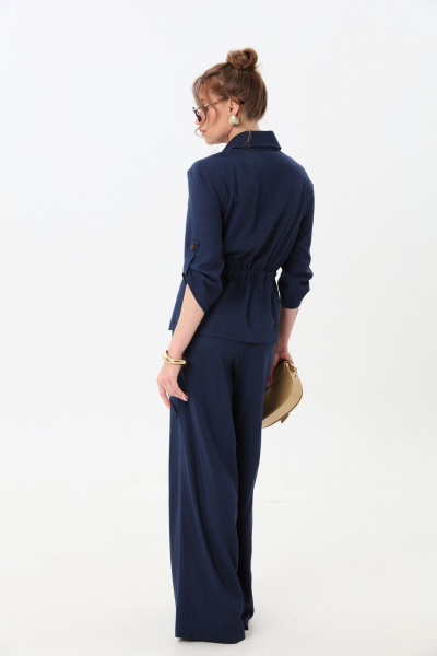 Брюки, жакет NikVa 981-1 индиго - фото 7