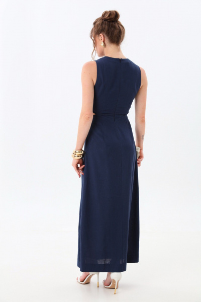 Платье NikVa 551-2 индиго - фото 7