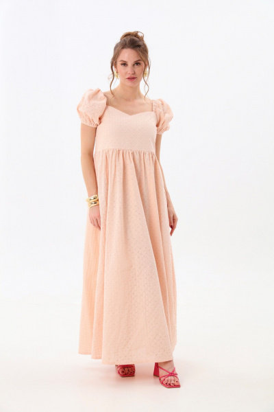 Платье NikVa 982-2 пудра - фото 2