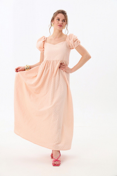 Платье NikVa 982-2 пудра - фото 4