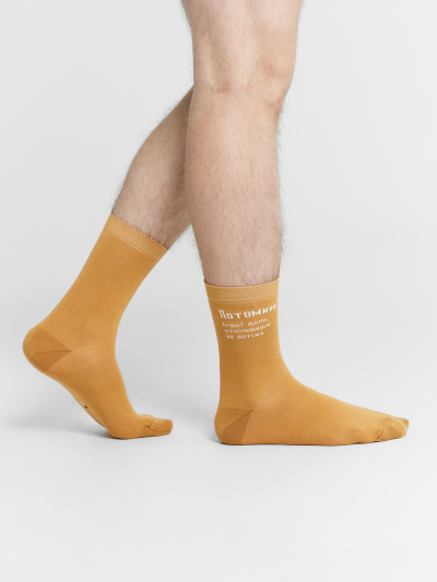 Носки Mark Formelle 017K-2501/23017K-1 кэмел_рис.2501 - фото 13