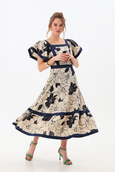 Платье NikVa 984-1 лилии - фото 6