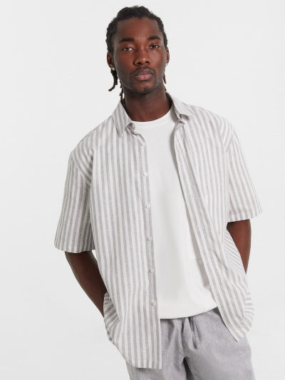 Рубашка Mark Formelle 111847/1/24-4491П-9 бело_серая_полоска - фото 36