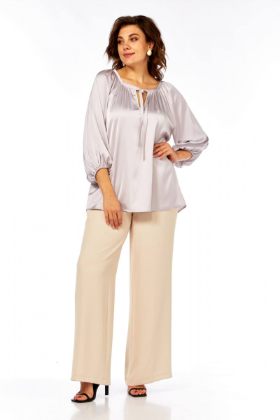 Блуза Ольга Стиль С-943 бежевый - фото 2