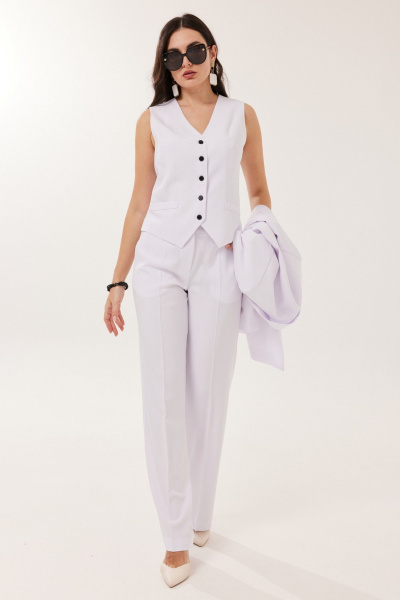 Брюки Твой имидж 2207 белый - фото 5