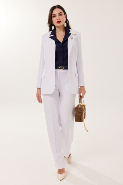 Брюки Твой имидж 2207 белый - фото 4