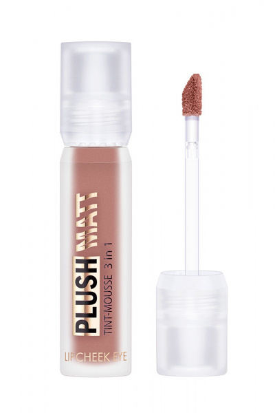 LUXVISAGE PLUSH_MATT Тинт-мусс 304 светло-коричневый - фото 1