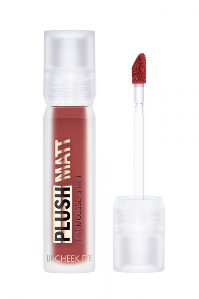 LUXVISAGE PLUSH_MATT Тинт-мусс 306 красно-коричневый - фото 1