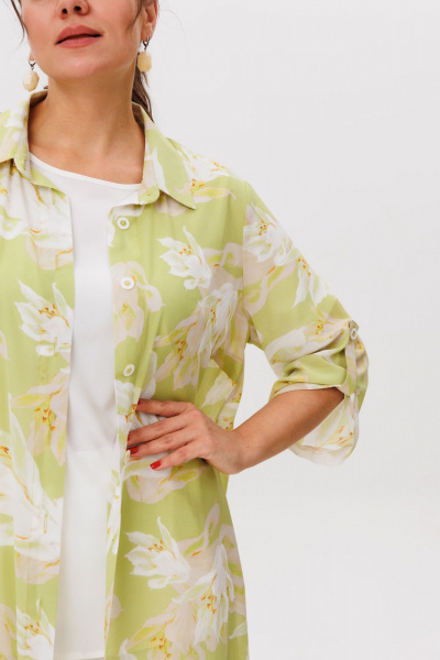 Кардиган Anelli 1529 фисташковое_джелато - фото 8