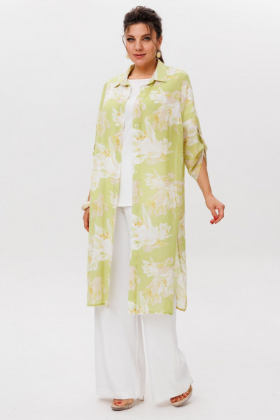 Кардиган Anelli 1529 фисташковое_джелато - фото 7