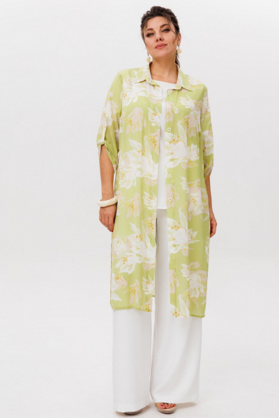 Кардиган Anelli 1529 фисташковое_джелато - фото 2