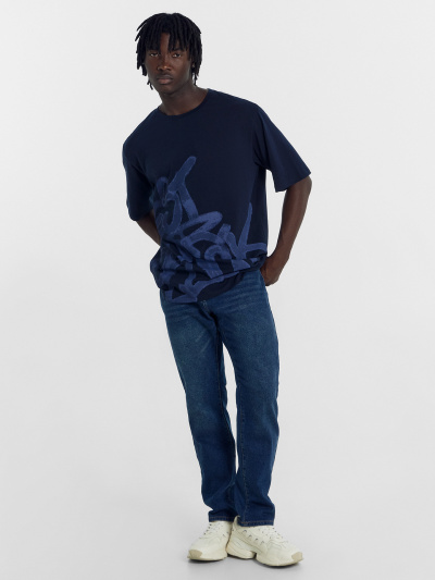 Футболка Mark Formelle 111925/24-4142П-5 синий_печать_Печать - фото 21