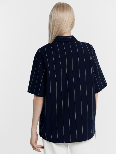 Рубашка Mark Formelle 112682/1/22/25987П-9 белая_полоска_на_т.синем - фото 26