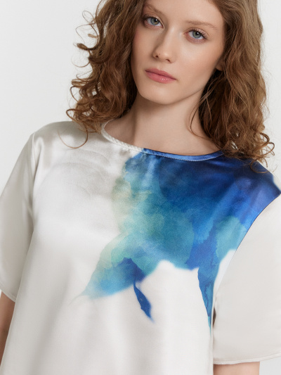 Блуза Mark Formelle 112983/24-ОБР31903П-9 сублимация_цветок_на_молочном_010.1_Сублимация - фото 46