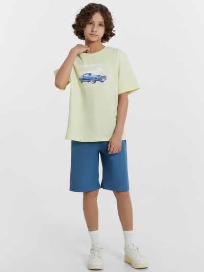 Футболка Mark Formelle 113394/25-36590П-0 белый_нефрит_печать_3_сл_на_пол - фото 44