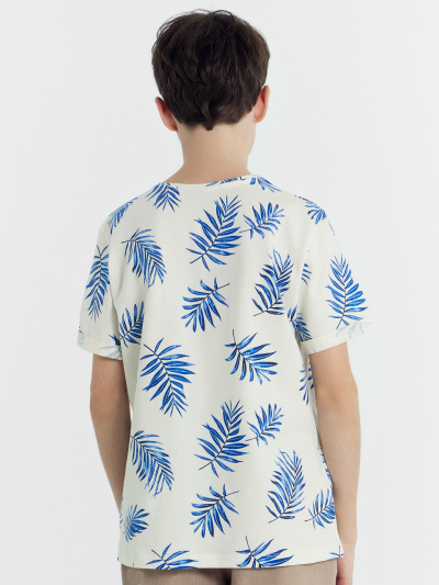 Футболка Mark Formelle 113421/24-27794П-0 пальмовые_листья_на_молочном - фото 44
