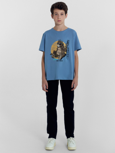 Футболка Mark Formelle 113432/24-30039П-0 туманно_голубой_печать_Печать - фото 41