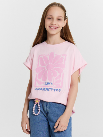 Футболка Mark Formelle 117904/24-27423П-0 розовая_сказка_печать_1_сл_на_пол - фото 11