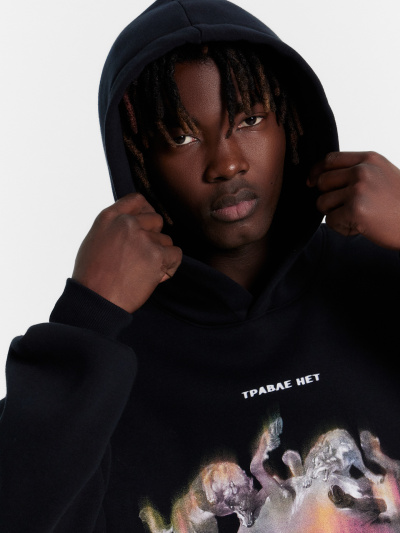 Худи Mark Formelle 121816-1/24-4324П-7П черный_печать7_3_сл_на_пол - фото 91