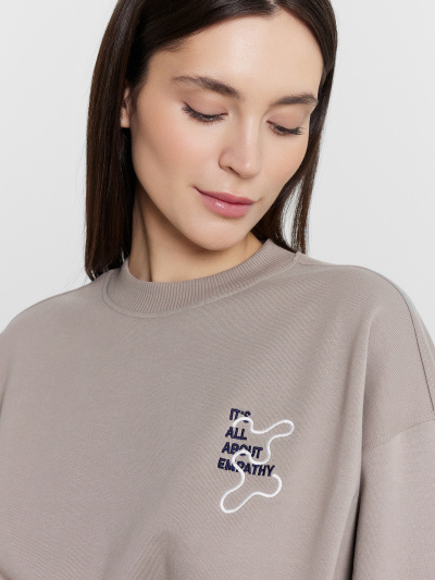 Свитшот Mark Formelle 122928/1-1/24-30375Ц-7-2 лунный_камень_542_D_вышивка - фото 32