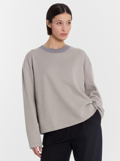 Свитшот Mark Formelle 122996/24-30051Ц-26 средне_серый_меланж_4425_В - фото 47