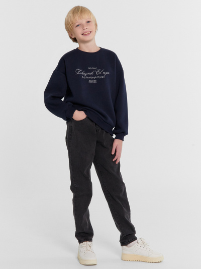 Свитшот Mark Formelle 123447/24-30353П-7П глубокий_синий_печать_1_сл_на_пол_3_сл_на_спинке - фото 96