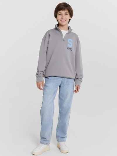 Толстовка Mark Formelle 123458/25-36068П-7 серый_печать1_2_сл_на_ЛВ_дет_пер - фото 96