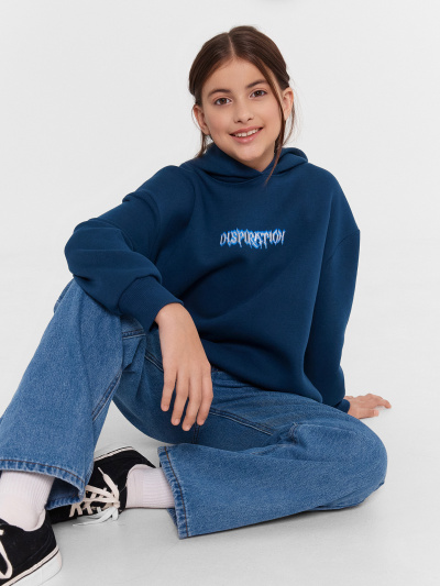 Худи Mark Formelle 127886/24-31028П-7П полуночный_синий_печать_2_сл_на_пол_3_сл_на_спинке - фото 121