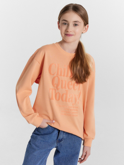 Лонгслив Mark Formelle 127908/1/24-28325П-0 персик_печать_3_сл_на_пол - фото 21