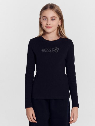 Лонгслив Mark Formelle 127917/1/24-27939П-1 черный_печать_2_сл_на_пол_(фольга) - фото 20