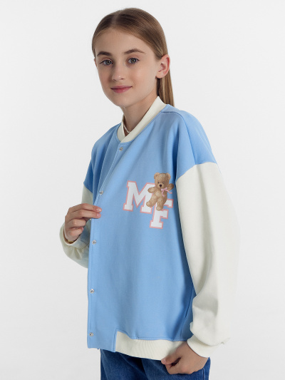 Толстовка Mark Formelle 167739/1/24-26175П-7 небо_печать_2_сл_на_ЛВ_дет_пер - фото 21
