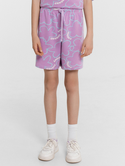 Футболка, шорты Mark Formelle 197728/24-33070П-7 цветы_на_лиловом - фото 124