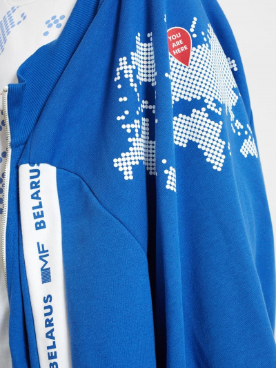 Толстовка Mark Formelle 362045/19-6489-7П-2 синий_4_сложность_печать_на_полочке_и_спинке,_лев_ - фото 14