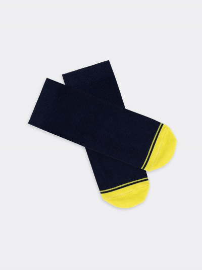 Носки Mark Formelle 400K-654/B3-21400K-1 т.синий_лимонный_рис.554 - фото 18