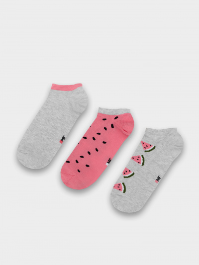 Носки Mark Formelle 406A-2369/B5-233406A-1 св.серый_меланж_лиловый_рис.2369 - фото 32