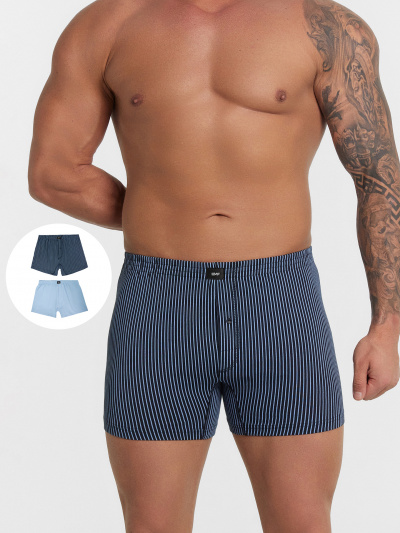 Трусы Mark Formelle 411152-2/25-5262П-5 тонкая_голубая_полоска_пыльный_голубой - фото 21