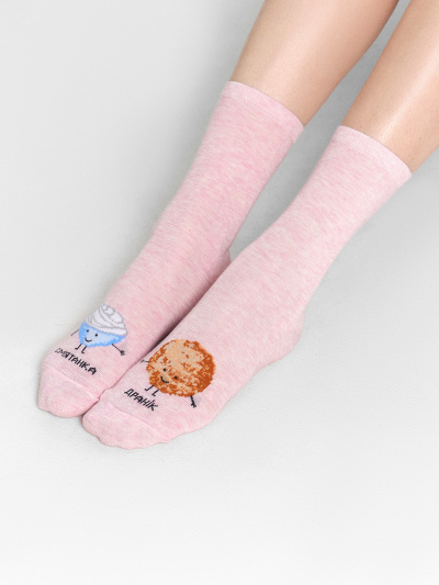 Носки Mark Formelle 430K-3082/B5-25430K-1 розовый_меланж_рис.3082 - фото 93