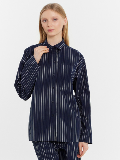 Рубашка Mark Formelle 502985/24-28944П-9 белая_полоска_на_море - фото 8